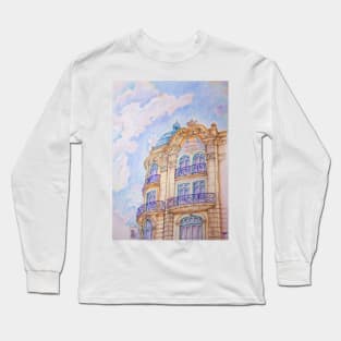 Prémio Valmor. Art Nouveau. Lisbon Long Sleeve T-Shirt